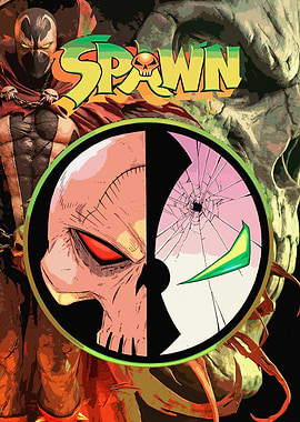 Spawn Comic Book Cover Art
