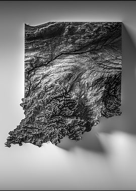 Indiana Topographic Map