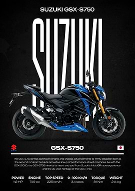 Suzuki GSX-S750 Motorcycle