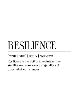 Resilience Definition white background