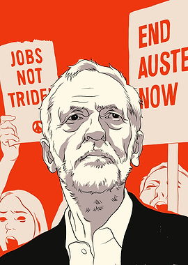 Jeremy Corbyn Protest Poster