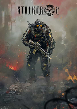 S.T.A.L.K.E.R. 2 Soldier in Post-Apocalyptic Zone