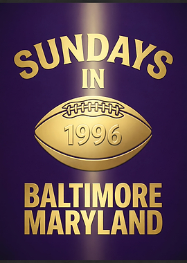 Sundays in Baltimore Maryland 1996 Football