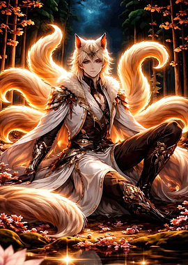 Nine-Tailed Fox Spirit Warrior