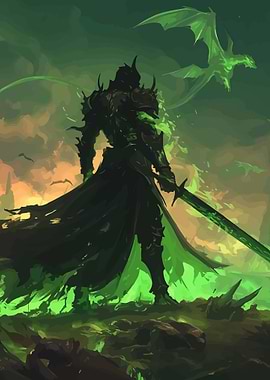 Dark Knight and Green Dragons