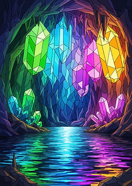 Crystal Cave with Reflecting Pool