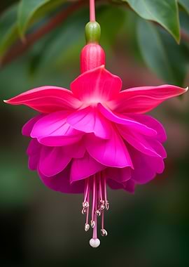 Vibrant Fuchsia Flower