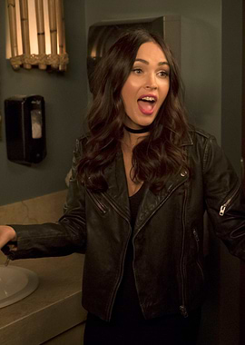 Megan Fox in Leather Jacket