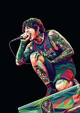 Oli Sykes Performing on Stage