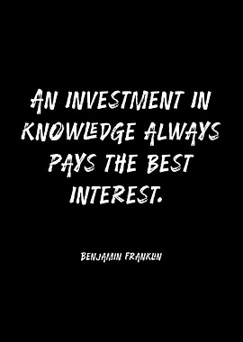 Benjamin Franklin Investment Quote