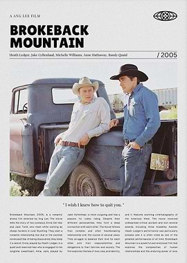 Brokeback Mountain Movie Poster