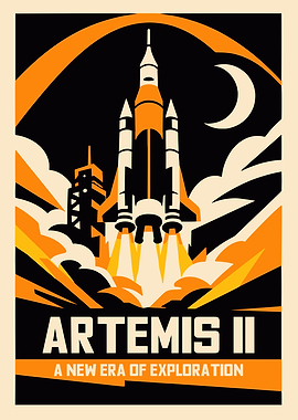 Artemis II Exploration Poster
