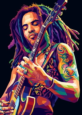 Lenny Kravitz Pop Art