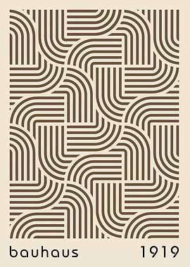 Bauhaus 1919 Geometric Pattern