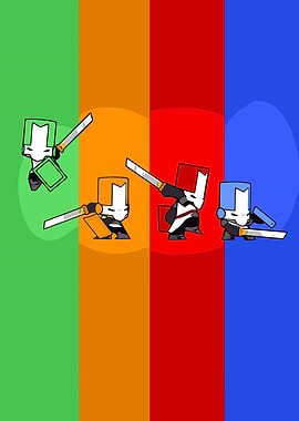 Castle Crashers Knights in Action