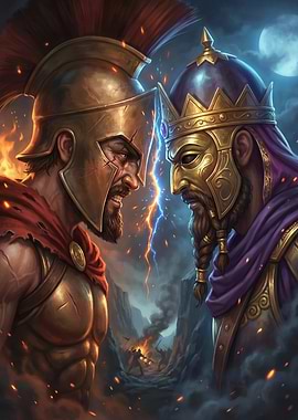 Spartan Warrior vs. Persian King