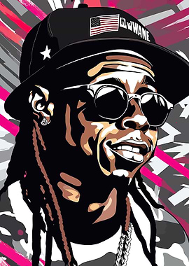 Lil Wayne Pop Art Portrait
