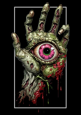 Zombie Hand with Eye
