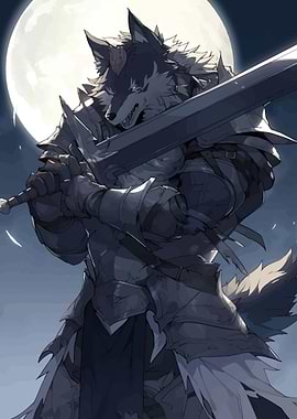 Werewolf Knight with Greatsword