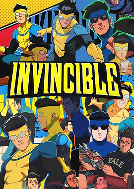 Invincible Comic Book Collage