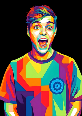 Martin Garrix Pop Art Portrait