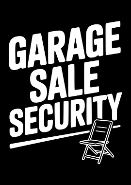 Garage Sale Security Text Art