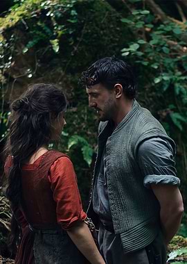 Couple in a forest setting