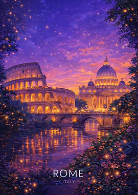 Magical Rome at Night