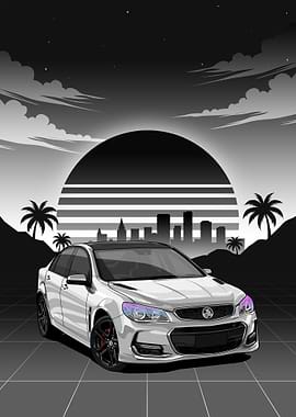 White Holden VFII Commodore 2016