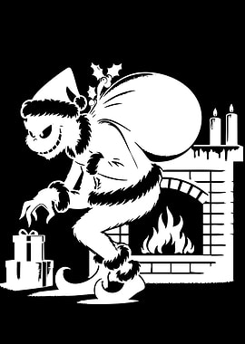 Grinch stealing Christmas gifts