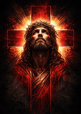 Jesus Christ with Crown of Thorns