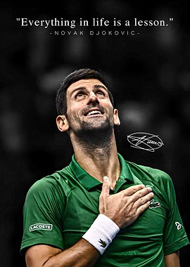 Novak Djokovic Inspirational Quote
