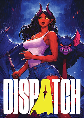 Demon Girl and Bat Creature