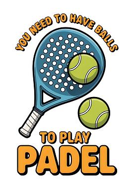 Padel Racket and Balls