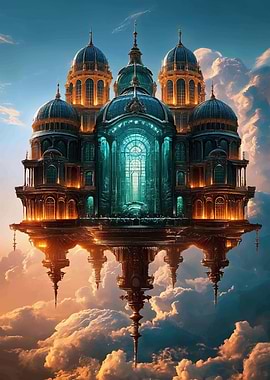 Floating Castle in the Clouds