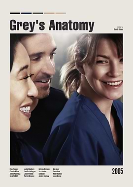 Grey's Anatomy TV Show Poster