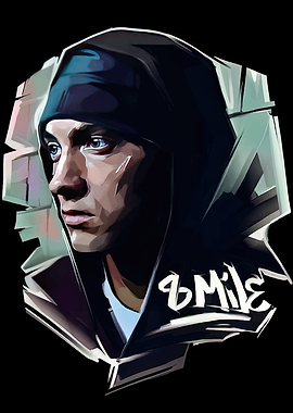 Eminem 8 Mile Portrait