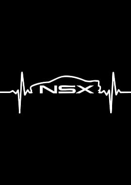 NSX Heartbeat Car Graphic