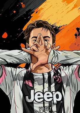 Football Player Kenan Yıldız with Juventus Jersey