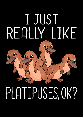 I Just Really Like Platypuses, OK?