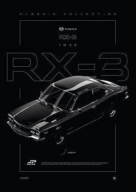 Mazda RX-3 1973 Black Series