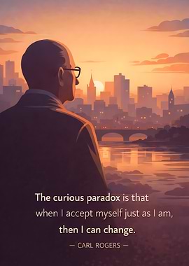 Carl Rogers quote about self-acceptance