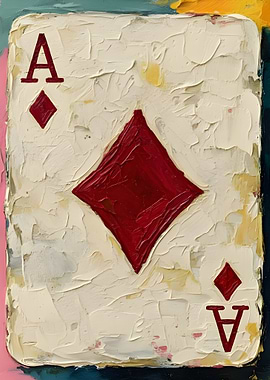 Ace of Diamonds Painting