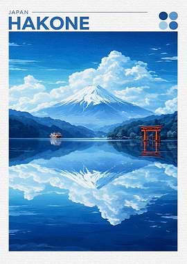 Hakone Japan Mount Fuji Reflection