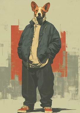 what the dog doing? Streetwear