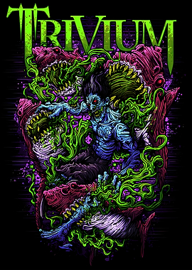 Trivium Zombie Monster Art