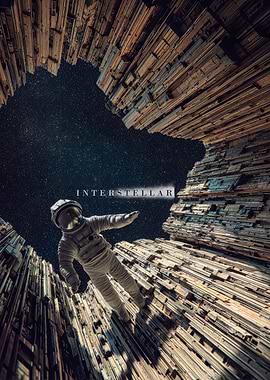 Astronaut floating in space