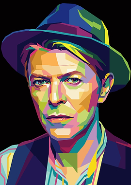 David Bowie Pop Art Portrait