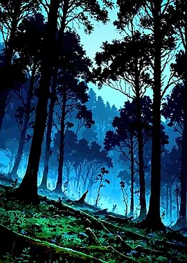 Enchanted Forest at Twilight