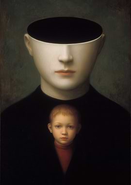 Surreal Portrait with Child